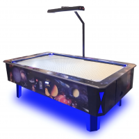 Hokej na powietrzu Premium (220*120*75 cm) ze stali + lampa + dodatkowe oświetlenie