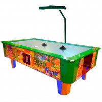 Hokej na powietrzu (220*120*75 cm.) stalowe boisko + lampa nad boiskiem