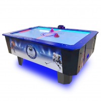 Hokej powietrzny dla dzieci (180x110x75 cm) z oświetleniem podłogowym